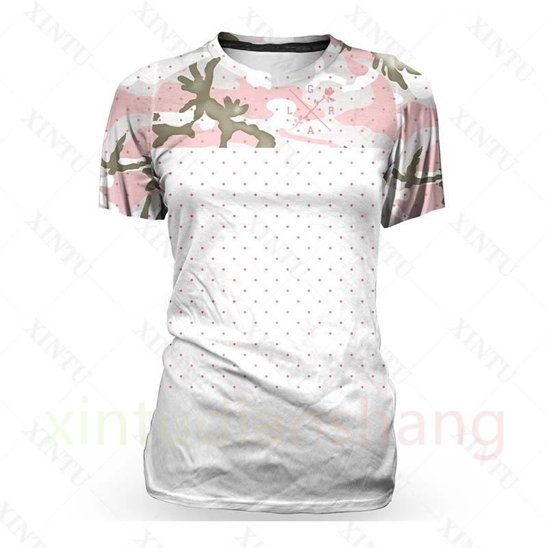Mountain Biking Shirts - Kadın teknik Jersey Motocross gevşek Rider
