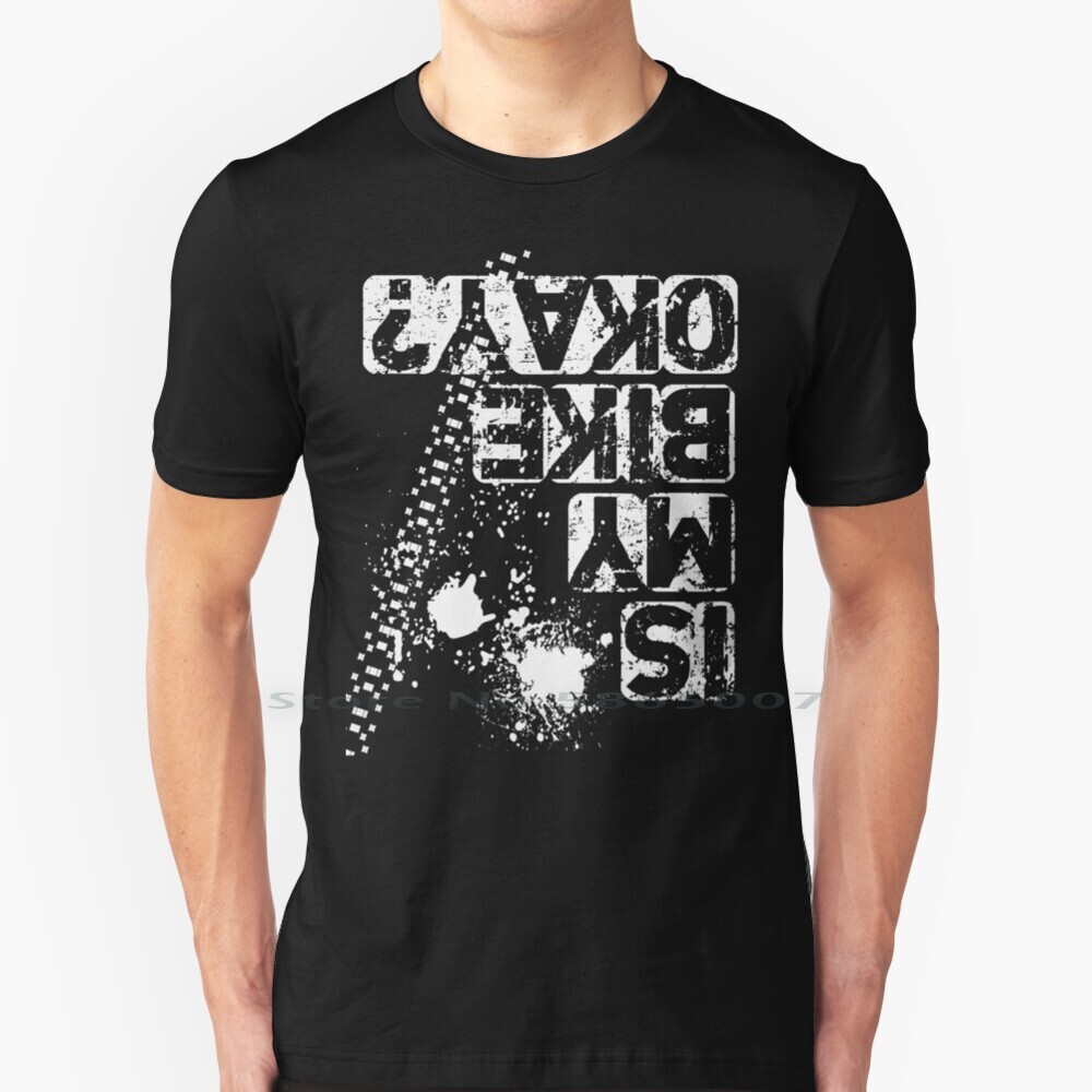 Mountain Biking Shirts - Bisikletim iyi mi? -Beyaz tasarım T