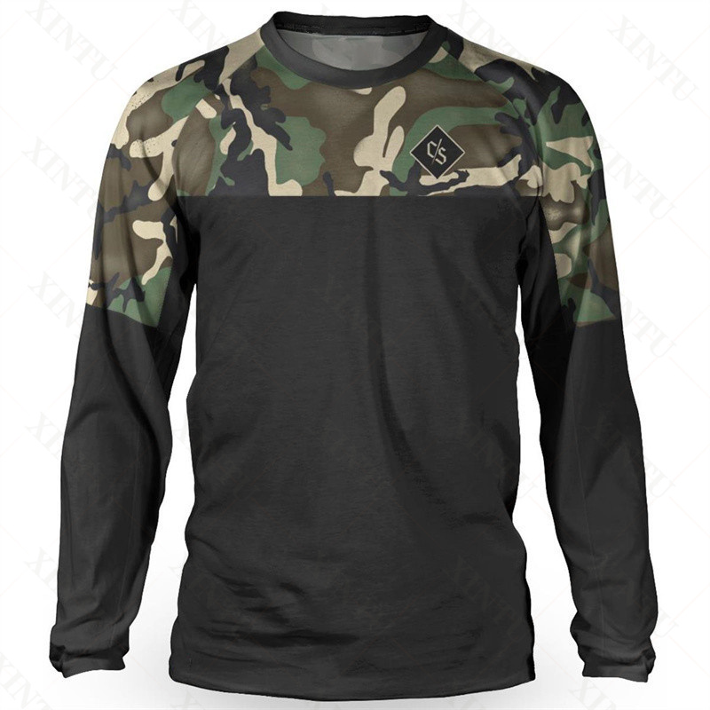 Mountain Biking Shirts - Gevşek binici erkek Jersey DH Motocross