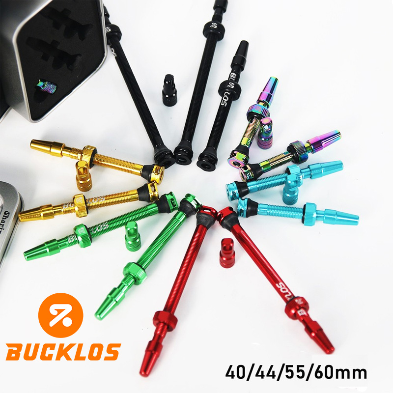 Tubeless Valve Core - BUCKLOS Bisiklet Tubeless Valf 40/44/55/60mm Yol