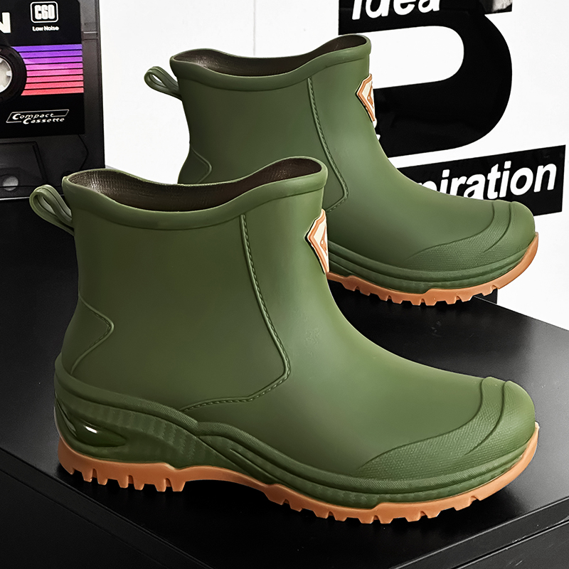 Men'S Mountain Biking Shoes - Erkek Yağmur Botları Açık Hava Aşınmaya