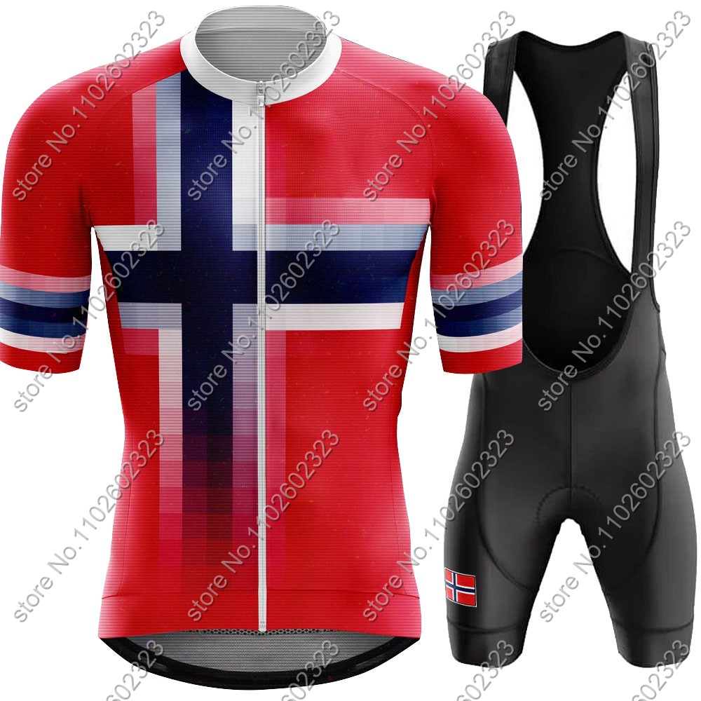 Mountain Biking Shirts - 2024 norveç bisiklet forması milli takım