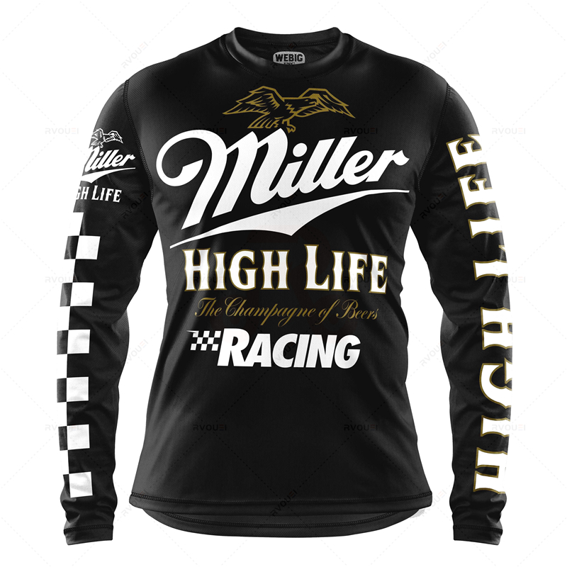 Mountain Biking Shirts - 2023 motosiklet dağ bisikleti Jersey MTB