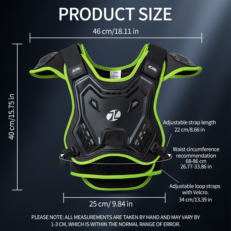 JCAA Çocuk Motosiklet Göğüs Ko - Mountain Biking Chest Protector incelemesi ve fiyatı