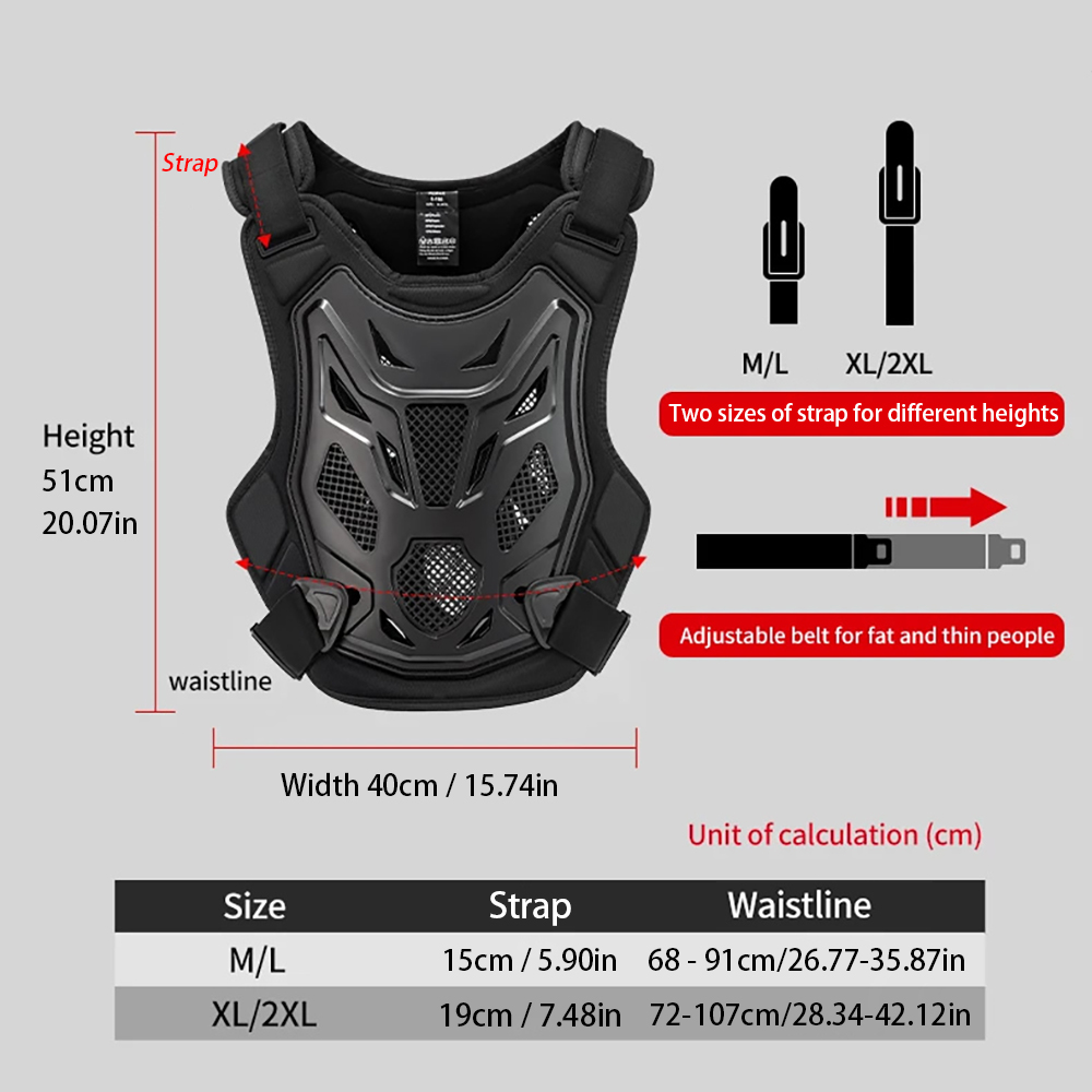 Tüm Sezon Motokros Zırh Yelek  - Mountain Biking Chest Protector incelemesi ve fiyatı