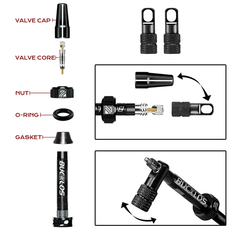 BUCKLOS Bisiklet Tubeless Valf - Tubeless Valve Core incelemesi ve fiyatı