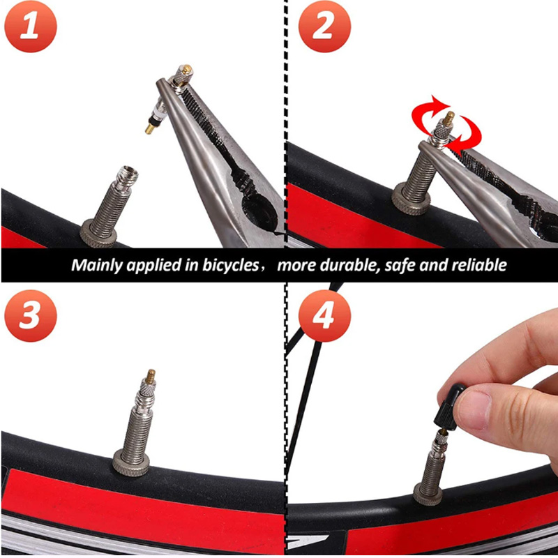 6/12 adet bisiklet çıkarılabil - Tubeless Valve Core incelemesi ve fiyatı